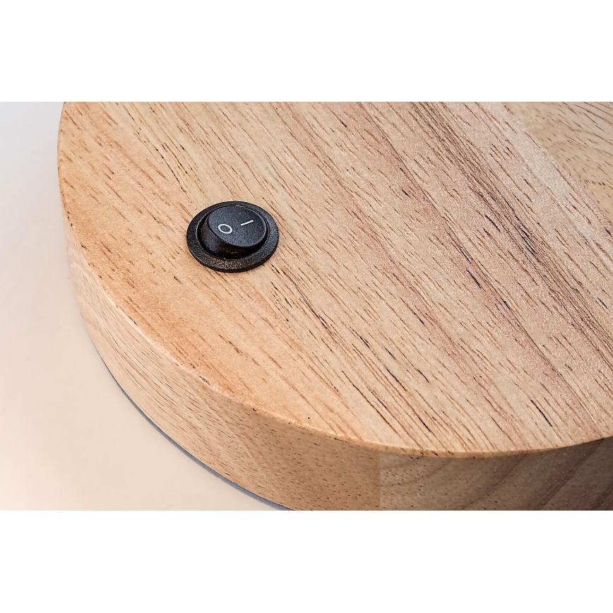 Rabalux - Lampe de table 1xE14/25W/230V hévéa