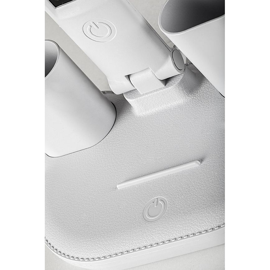 Rabalux - Lampe de table LED à intensité variable avec ventilateur et écran LED/7W/5V 3000/4000/6500K