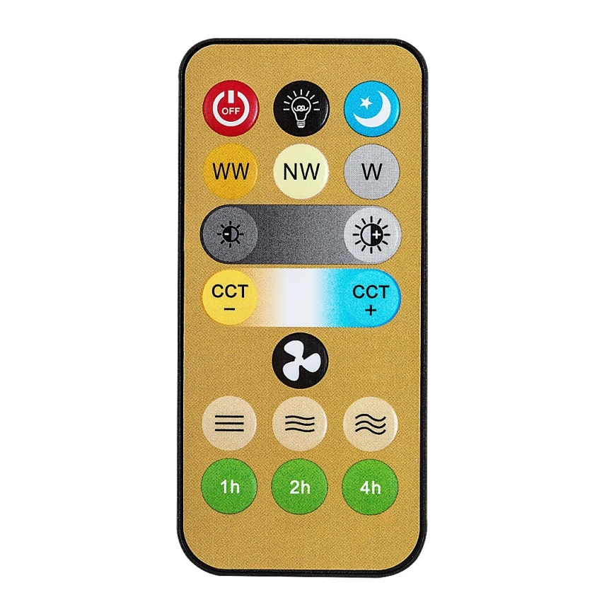 Rabalux - Lampadaire LED dimmable avec ventilateur 1xE27/16W/230V 3000-6500K