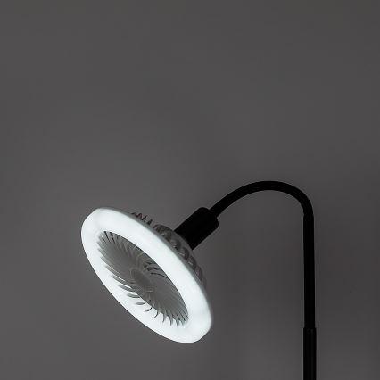 Rabalux - Lampadaire LED dimmable avec ventilateur Ø 30 cm 1xE27/16W/230V 3000–6500K + télécommande