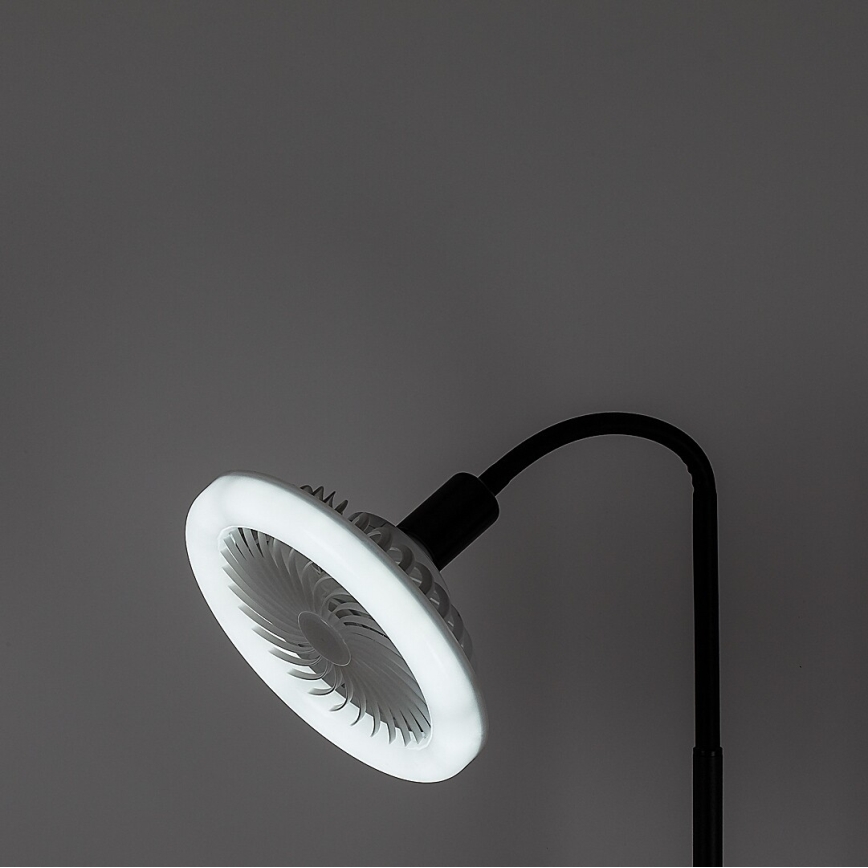 Rabalux - Lampadaire LED dimmable avec ventilateur Ø 30 cm 1xE27/16W/230V 3000–6500K + télécommande