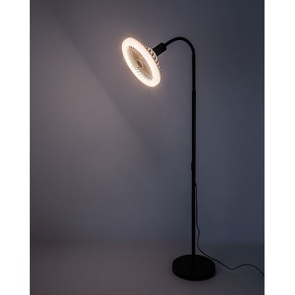 Rabalux - Lampadaire LED dimmable avec ventilateur Ø 30 cm 1xE27/16W/230V 3000–6500K + télécommande