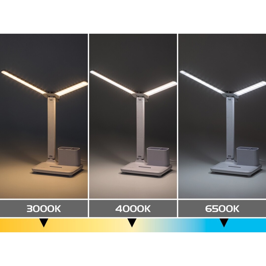 Rabalux - Lampe de bureau tactile à intensité variable LED/5W/5V 3000/4000/6500K