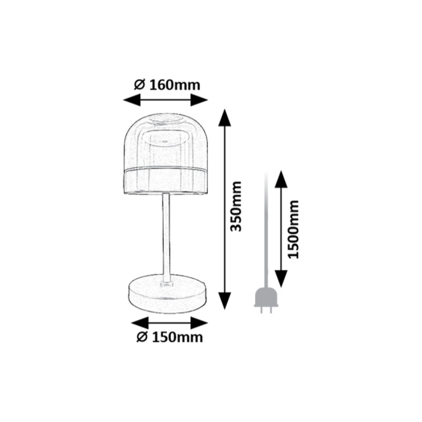 Rabalux - Lampe de table à intensité variable LED/13W/230V 3000/4000/6000K
