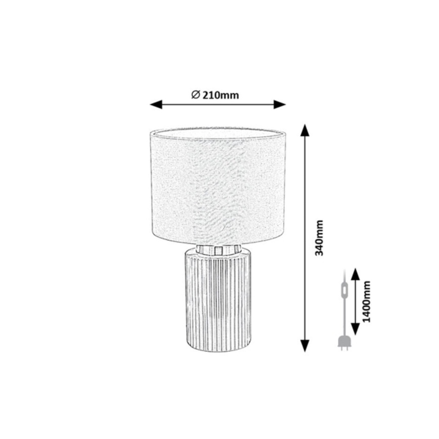 Rabalux - Lampe de table 1xE14/40W/230V verte