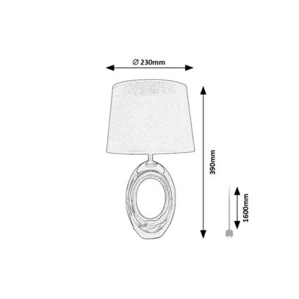 Rabalux - Lampe de table 1xE14/25W/230V