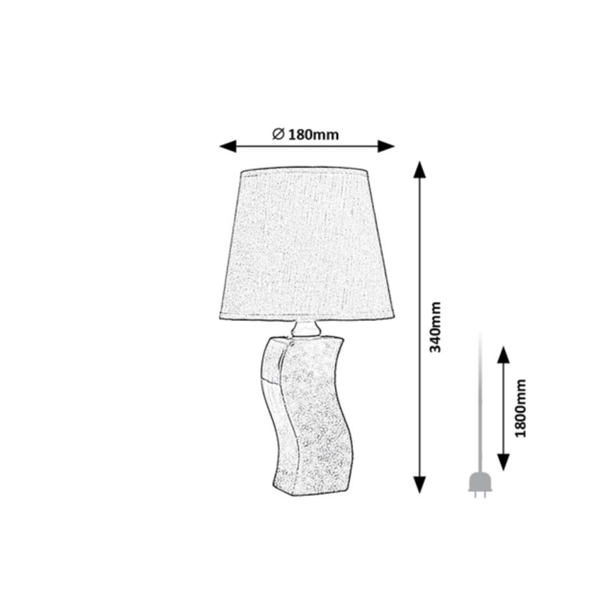 Rabalux - Lampe de table 1xE14/40W/230V bleue