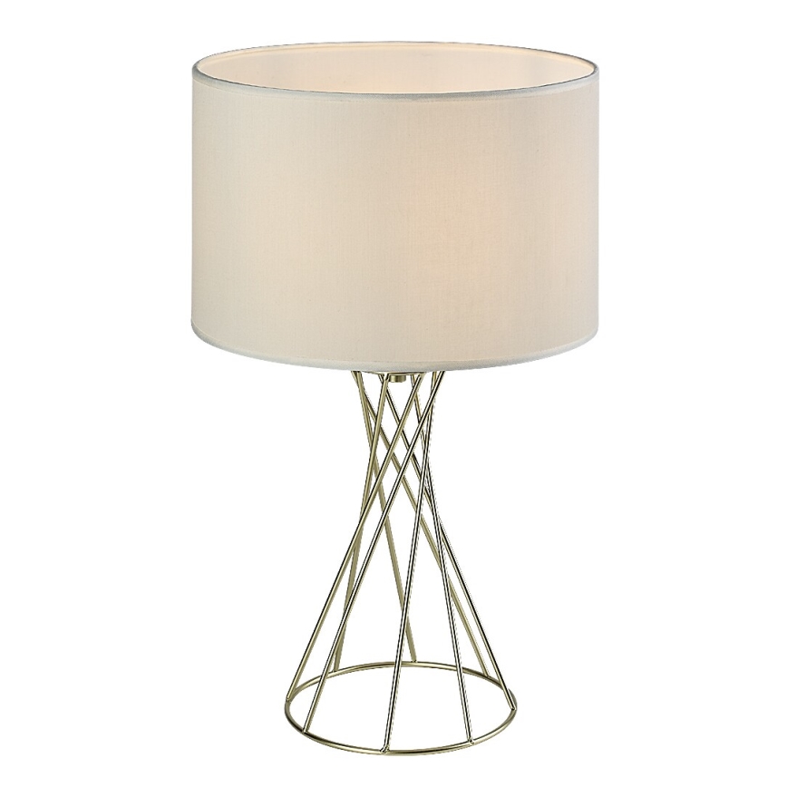 Rabalux - Lampe de table 1xE27/40W/230V dorée/blanche