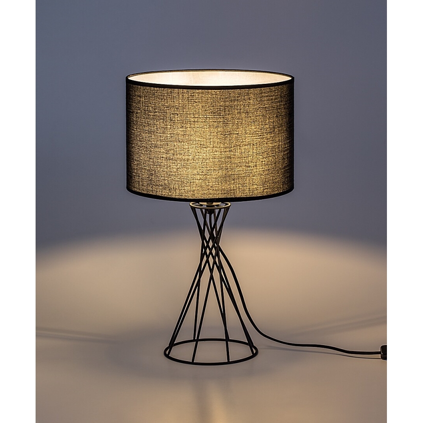 Rabalux - Lampe de table noire 1xE27/40W/230V