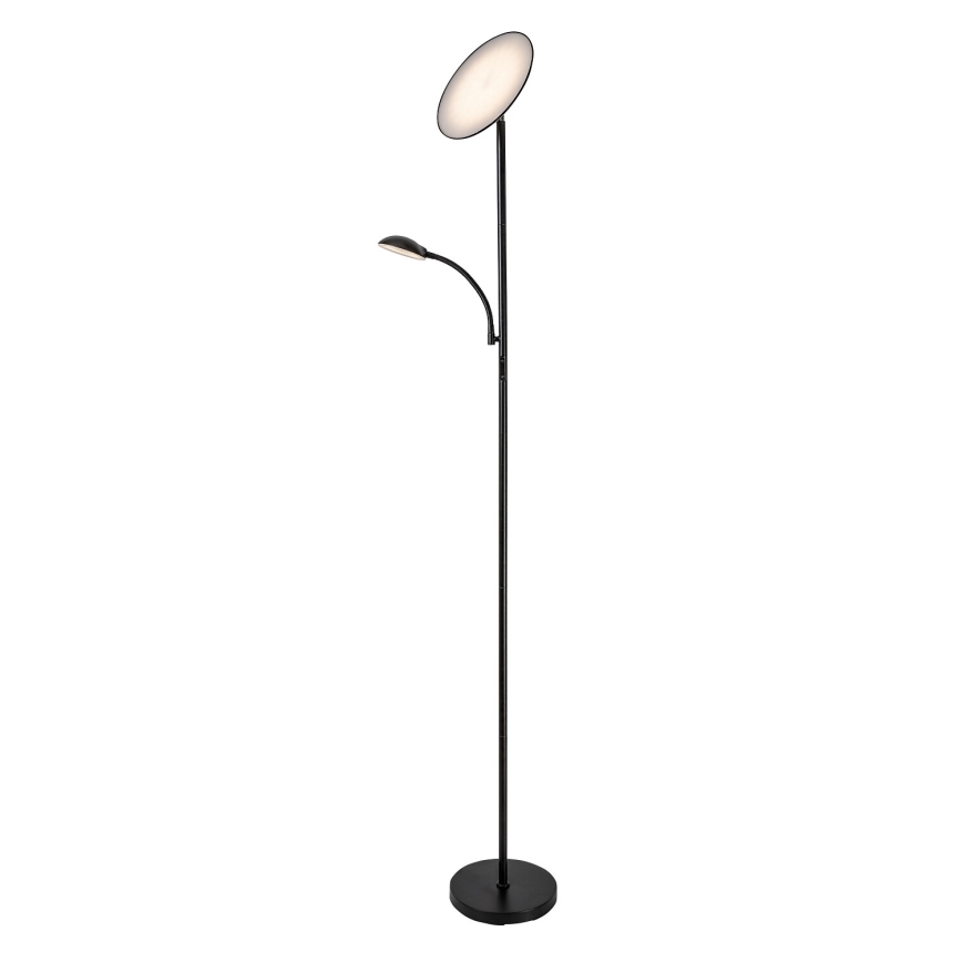 Rabalux - Lampadaire LED à intensité variable LED/23W/230V 3000/4200/6500 noir