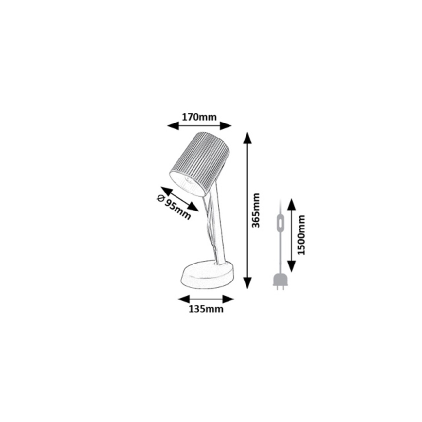 Rabalux - Lampe de table 1xE14/11W/230V rose