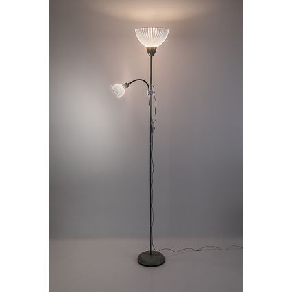 Rabalux - Lampadaire 1xE27/60W/230V + 1xE14/25W vert