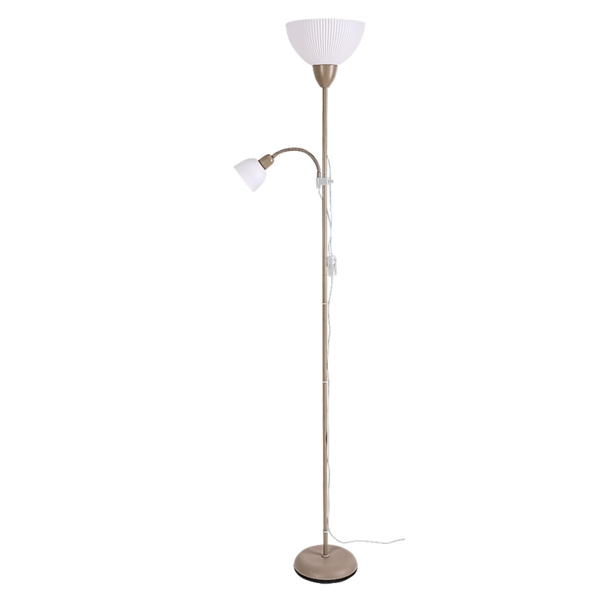 Rabalux - Lampadaire 1xE27/60W/230V + 1xE14/25W beige