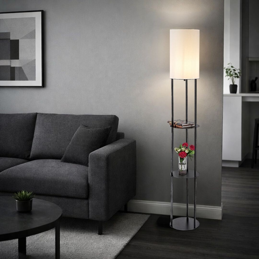 Rabalux - Lampadaire à étagères 1xE27/40W/230V noir