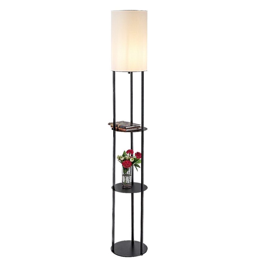 Rabalux - Lampadaire à étagères 1xE27/40W/230V noir