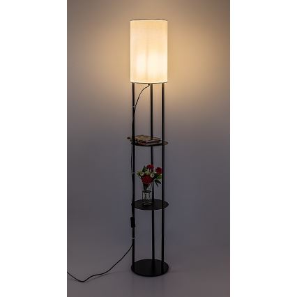 Rabalux - Lampadaire à étagères 1xE27/40W/230V noir