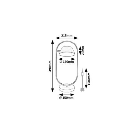 Rabalux - Lampe de table LED/6W/230V 3000K