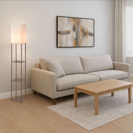 Rabalux - Lampadaire avec étagères 1xE27/40W/230V beige