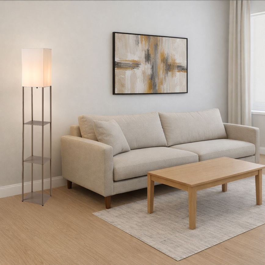 Rabalux - Lampadaire avec étagères 1xE27/40W/230V beige