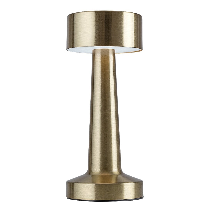 Rabalux - Lampe de table tactile rechargeable LED/2,7W/5V 1200mAh 3000/4000/6000K doré