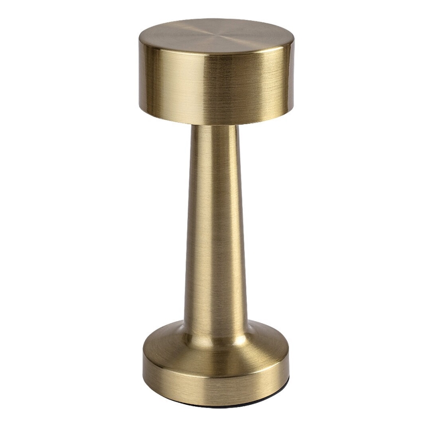 Rabalux - Lampe de table tactile rechargeable LED/2,7W/5V 1200mAh 3000/4000/6000K doré