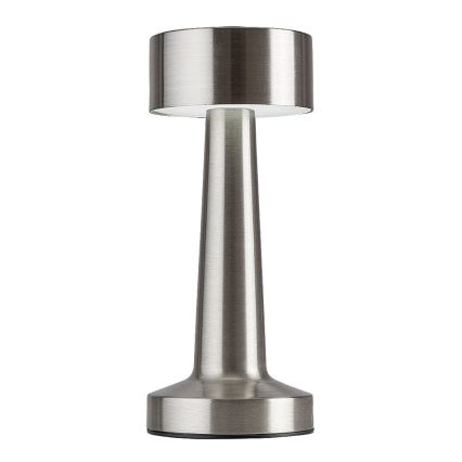 Rabalux - Lampe de table tactile rechargeable LED/2,7W/5V 1200mAh 3000/4000/6000K chrome mat