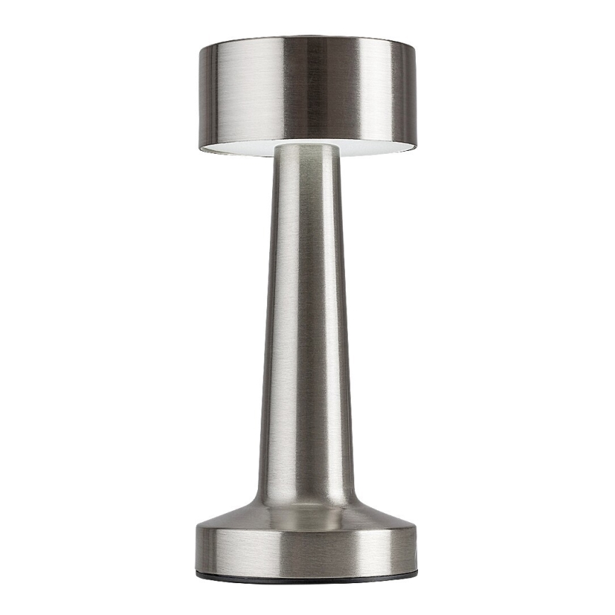 Rabalux - Lampe de table tactile rechargeable LED/2,7W/5V 1200mAh 3000/4000/6000K chrome mat