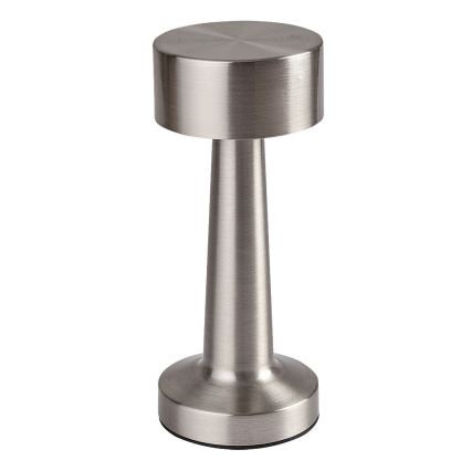 Rabalux - Lampe de table tactile rechargeable LED/2,7W/5V 1200mAh 3000/4000/6000K chrome mat