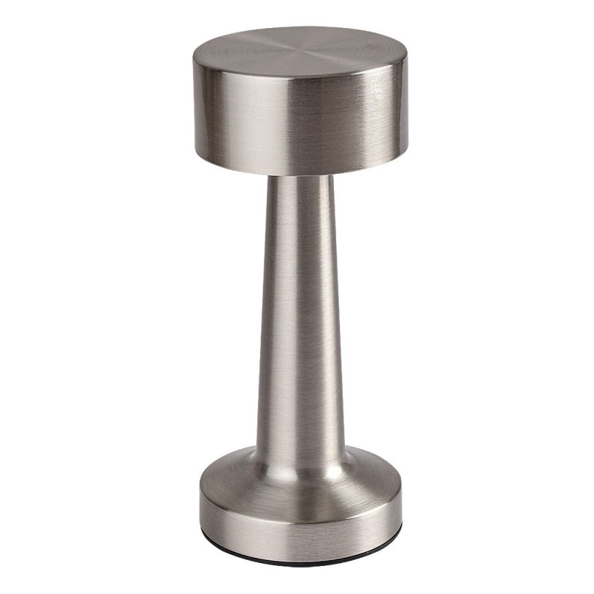 Rabalux - Lampe de table tactile rechargeable LED/2,7W/5V 1200mAh 3000/4000/6000K chrome mat