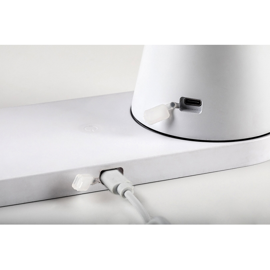 Rabalux - Lampe de table à intensité variable rechargeable avec charge sans fil LED/5W/5V 3000/4000/5000K