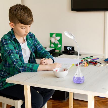 Rabalux - Lampe de table RGB à intensité variable LED/4W/230V blanc