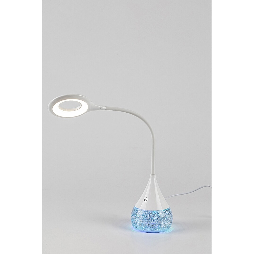 Rabalux - Lampe de table RGB à intensité variable LED/4W/230V blanc