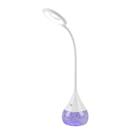 Rabalux - Lampe de table RGB à intensité variable LED/4W/230V blanc
