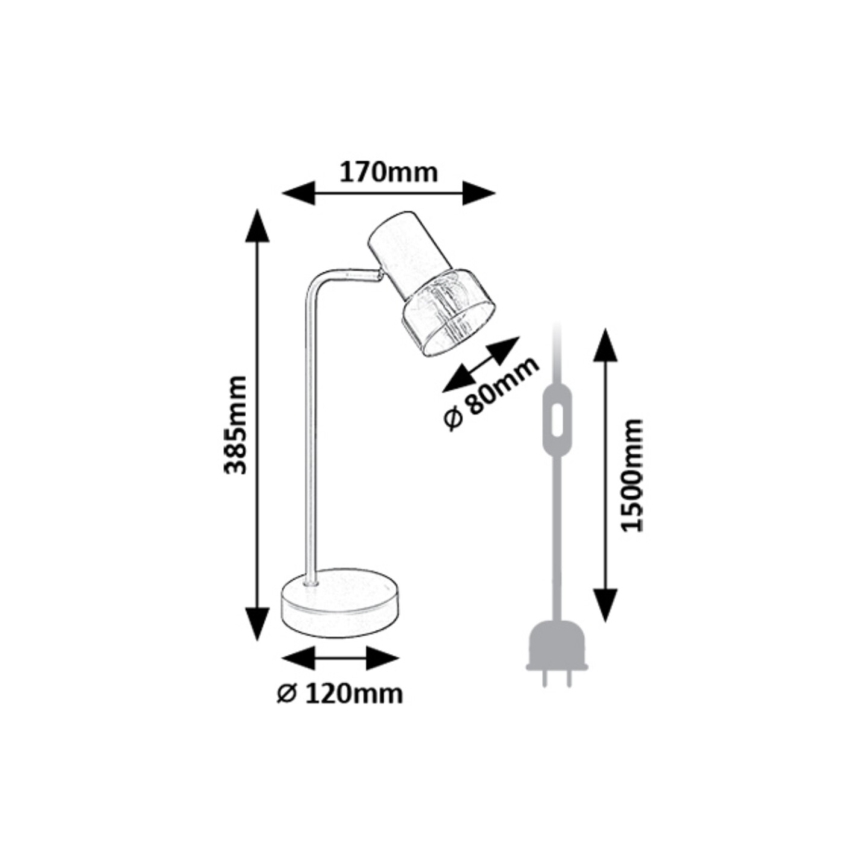 Rabalux - Lampe de table 1xE14/15W/230V