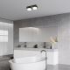 Rabalux - Plafonnier LED salle de bain 2xLED/5,5W/230V IP44 noir