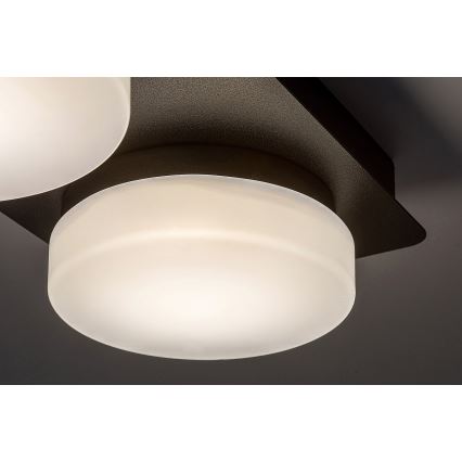 Rabalux - Plafonnier LED salle de bain 2xLED/5,5W/230V IP44 noir