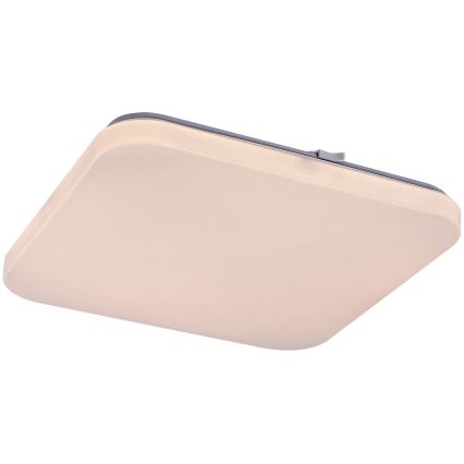 Rabalux - Plafonnier LED avec détecteur, 12W, 230V, 4000K, 28 x 28 cm