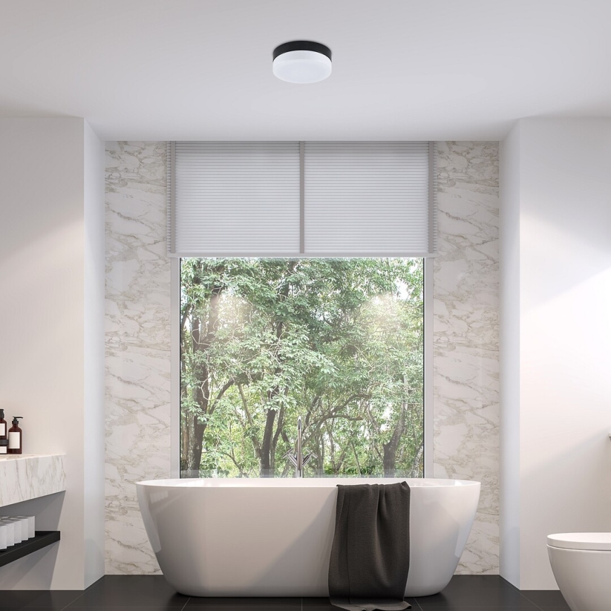 Rabalux - Plafonnier salle de bain LED/15W/230V IP44 4000K d. 23 cm noir