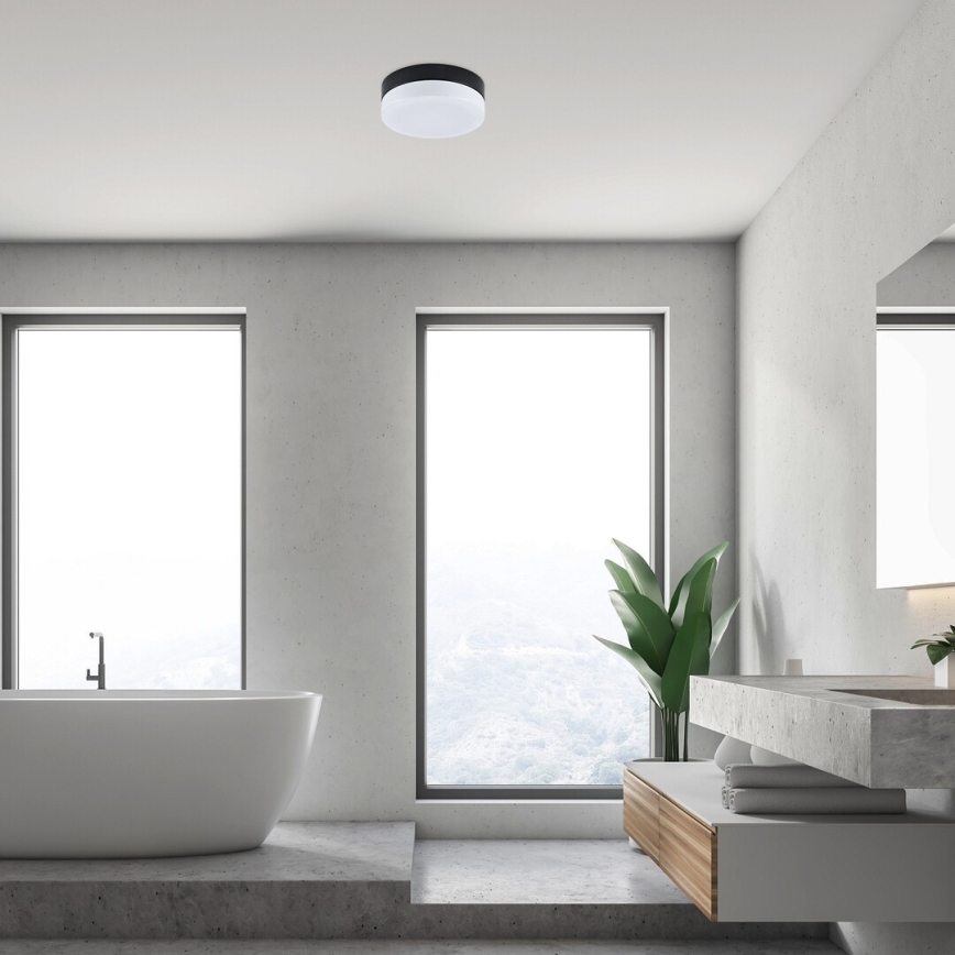 Rabalux - Plafonnier salle de bain LED/18W/230V IP44 4000K d. 28 cm noir