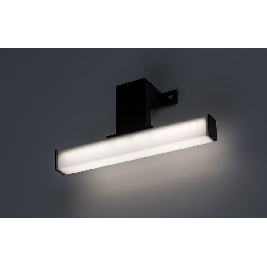 Rabalux - Éclairage LED pour miroir de salle de bains, 4 W, 230 V, IP44, 20 cm, noir