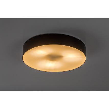 Rabalux - Plafonnier d'extérieur 3xE27/9W/230V Ø 39 cm IP43 noir