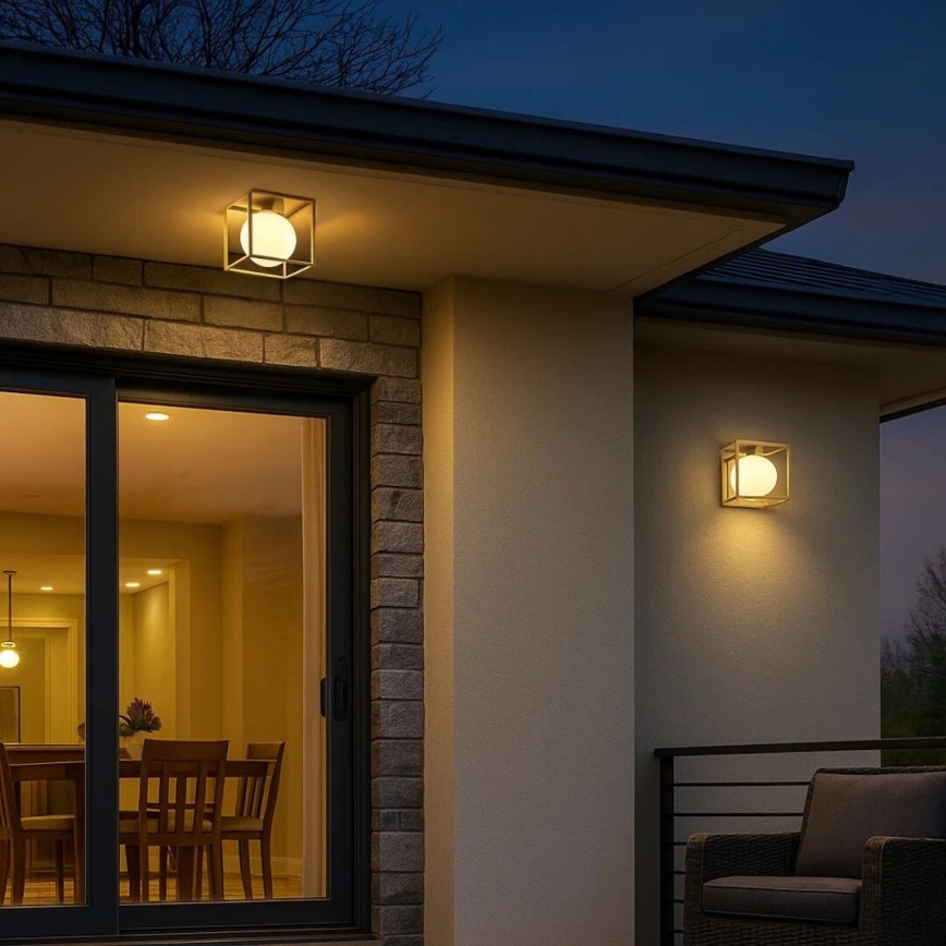 Rabalux - Applique murale extérieure 1xE14/15W/230V IP44 dorée