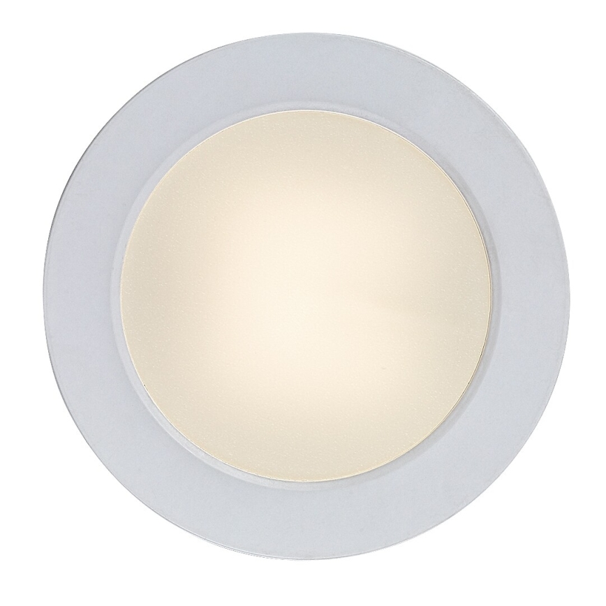 Rabalux - Plafonnier LED pour salle de bains, 7 W, 230 V, Ø 12 cm, IP44, blanc