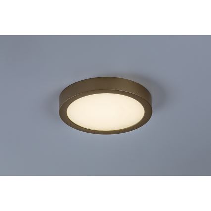 Rabalux - Plafonnier LED pour salle de bains LED/24 W/230 V Ø 22 cm IP44 doré