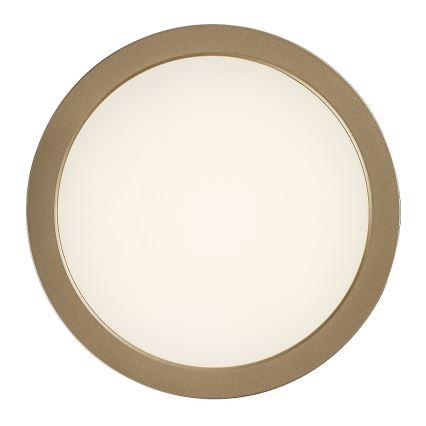 Rabalux - Plafonnier LED pour salle de bains LED/24 W/230 V Ø 22 cm IP44 doré