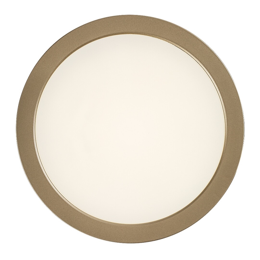 Rabalux - Plafonnier LED pour salle de bains LED/24 W/230 V Ø 22 cm IP44 doré