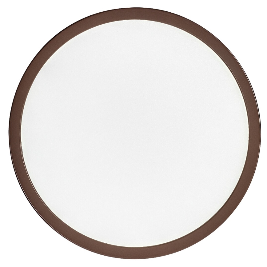Rabalux - Plafonnier de salle de bains LED 18W/230V 3000/4000/6000K Ø 29 cm IP44 marron