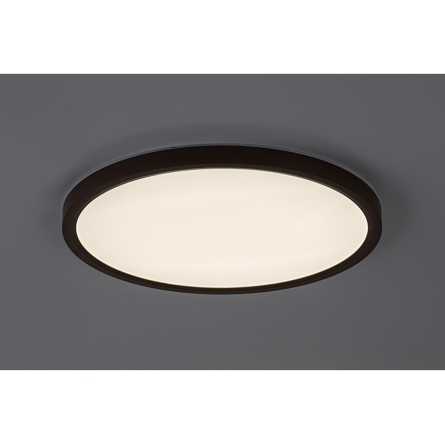 Rabalux - Plafonnier LED pour salle de bains LED/24W/230V 3000/4000/6000K Ø 40 cm IP44 brun