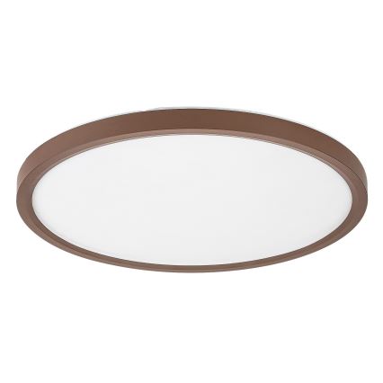 Rabalux - Plafonnier LED pour salle de bains LED/24W/230V 3000/4000/6000K Ø 40 cm IP44 brun