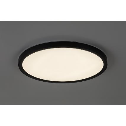 Rabalux - Plafonnier LED pour salle de bains LED/24W/230V 3000/4000/6000K Ø 40 cm IP44 noir